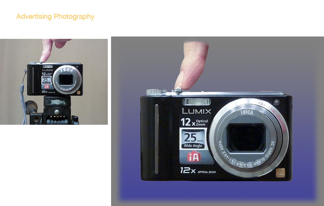 Lumix Camera before and after