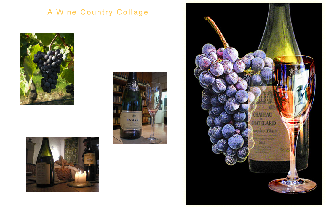 Wine Country Collage